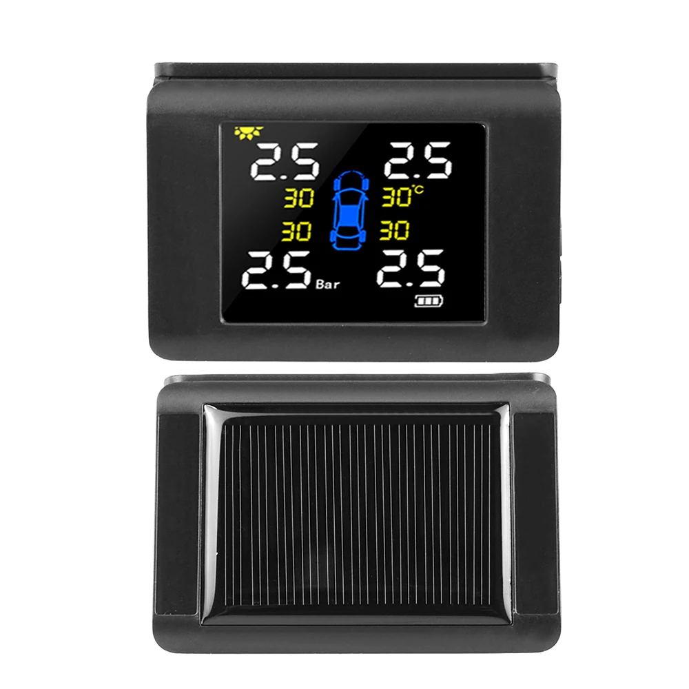 Folding Wireless Tire Pressure Monitoring Alarm System TPMS Universal Digital Solar-Powered Car Sale | Автомобили и мотоциклы