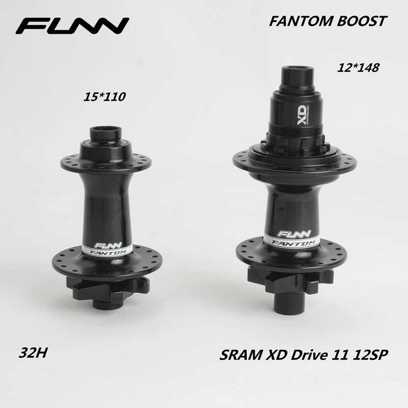 FUNN FANTOM 102T BOOST HUB MTB горный велосипед 4 уплотнительных подшипника 110 148 32 отверстия