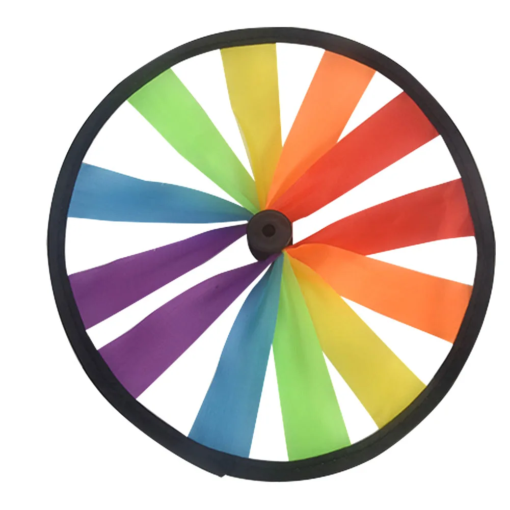 Случайный цвет стекловолокна Кол колесо ветряная мельница для детей активного