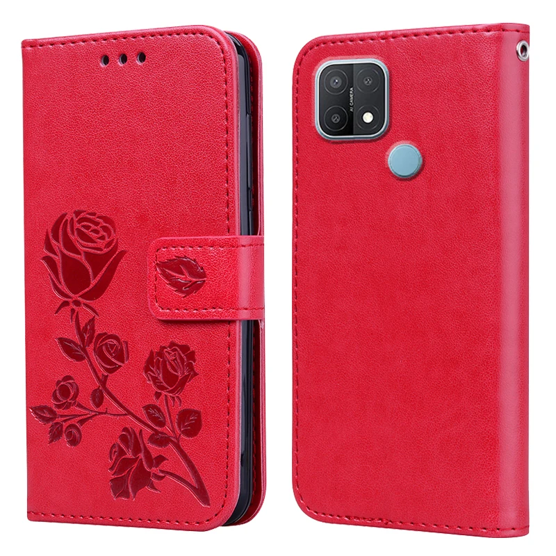 Cover For OPPO A15 CPH2185 Case Telefone Protector PU Leather Wallet Flip Case For OPPO A 15 Funda Stand Book Capa Shell Bag