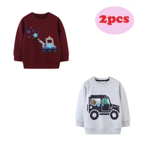 jumping meters childrens cotton sweatshirts cars boys clothes hot selling kids hoodies tops sport toddler sweaters shirts