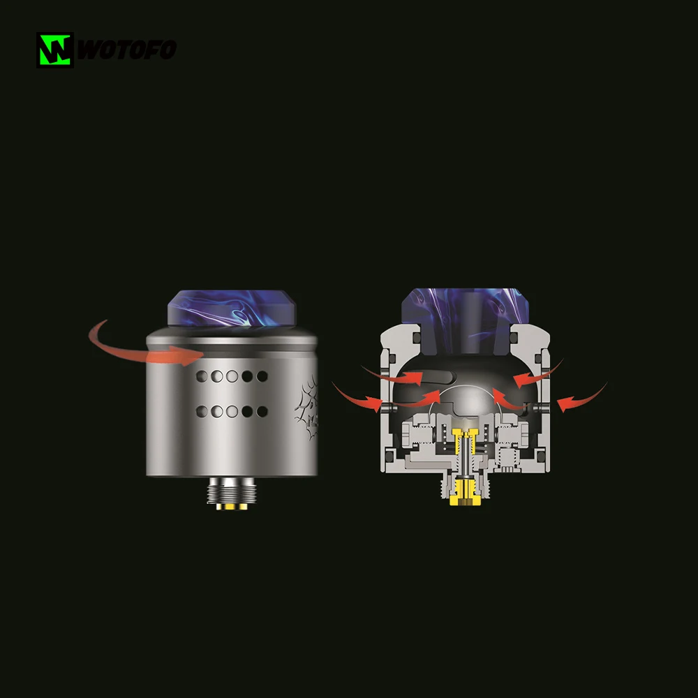 Original Wotofo Profile 1.5 RDA Atomizer Vape Tank Vaporizer 510 Electronic Cigarette With nexMESH Coil VS | Электроника