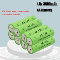 1 5v 3000mah aa battery alkaline rechargeable battery 2100mah 1 5v aaa battery for flashlight rechargeable battery