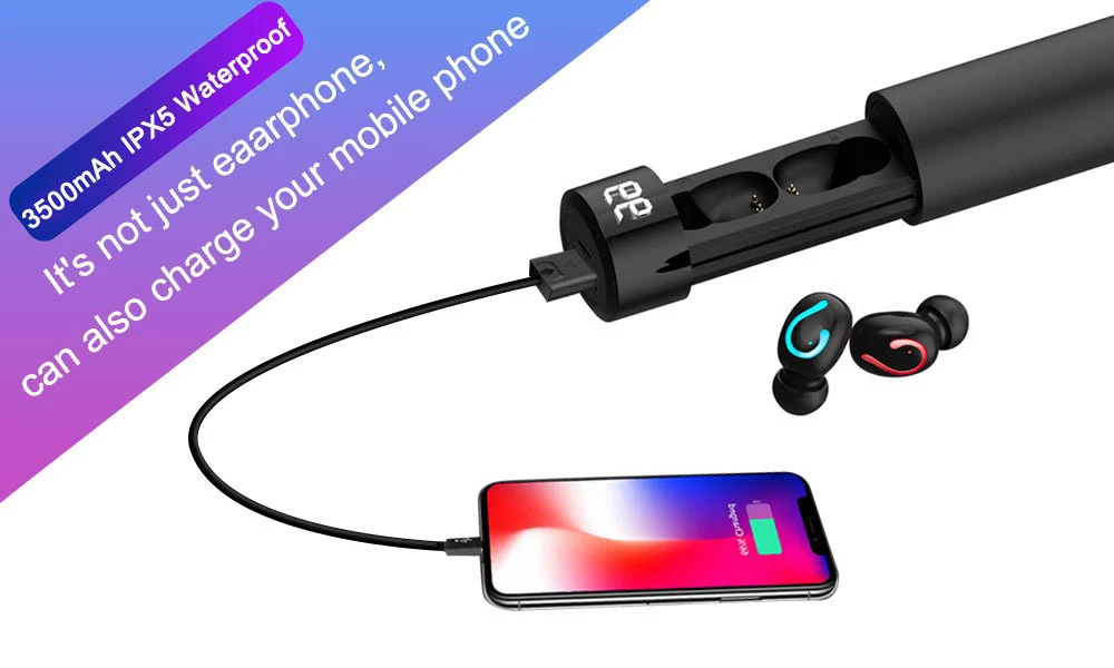 Наушники Bluetooth наушники-вкладыши TWS с Спорт Handsfree гарнитура наушники-вкладыши с зарядным футляром для телефона Xiaomi