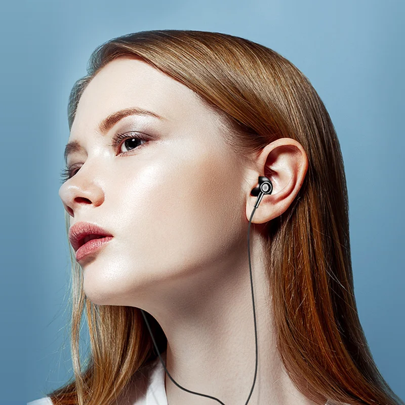 USAMS роскошные наушники вкладыши типа C металлические Hi Fi стерео проводные для samsung