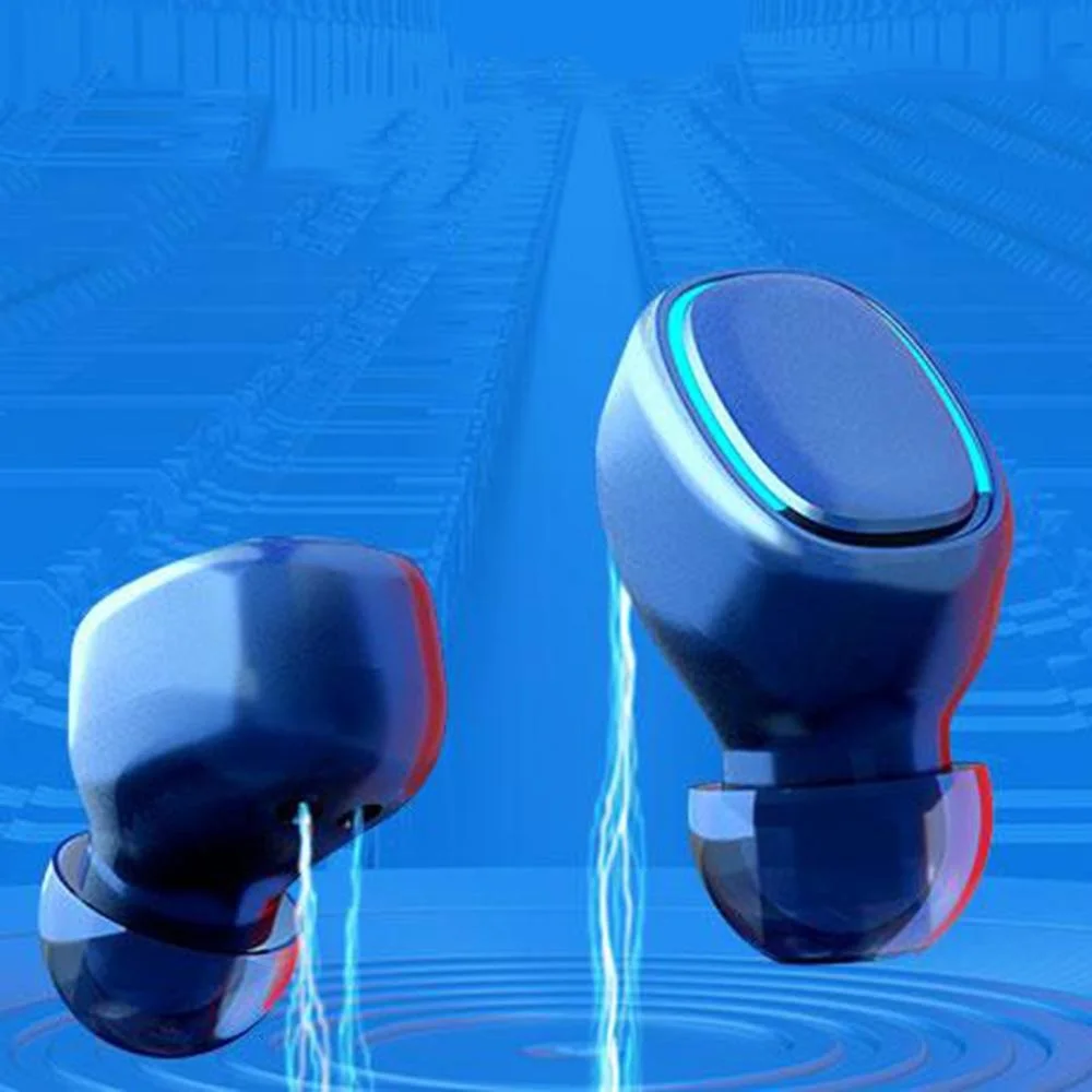 Harga Earphone Bluetooth Nirkabel Binaural 5.0 Earphone Nirkabel Stereo Mini Earbud Olahraga Headset Mini Portabel & Mikrofon Untuk Xiaomi