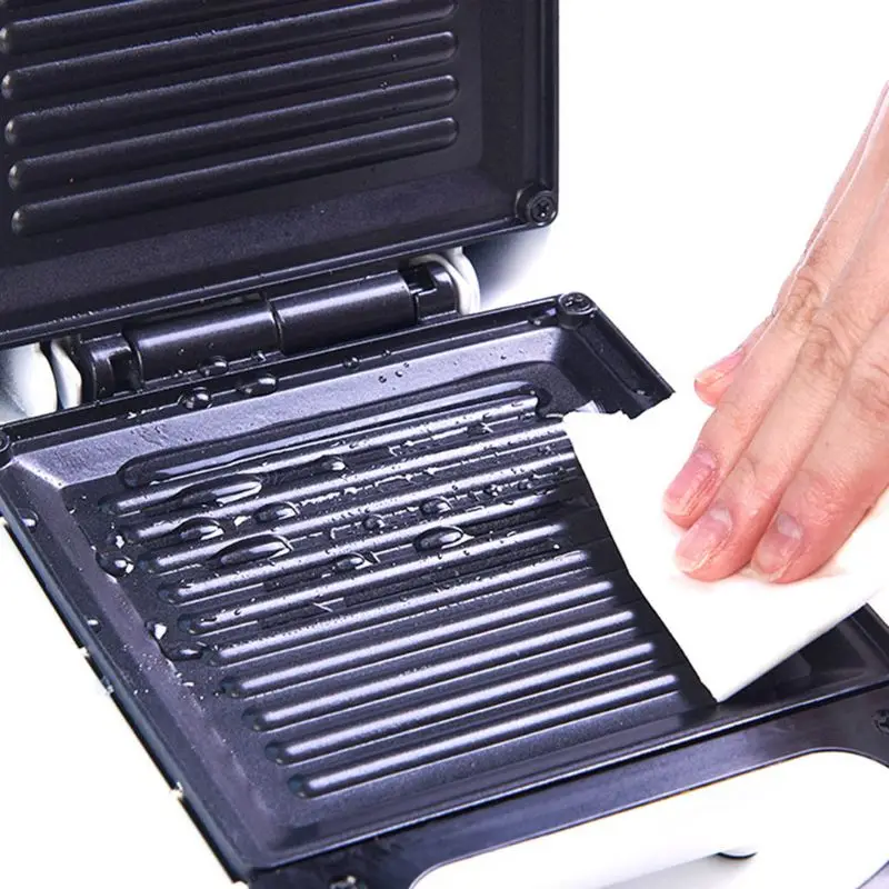 650 Вт электрическая печь для приготовления сэндвичей антипригарная сковорода