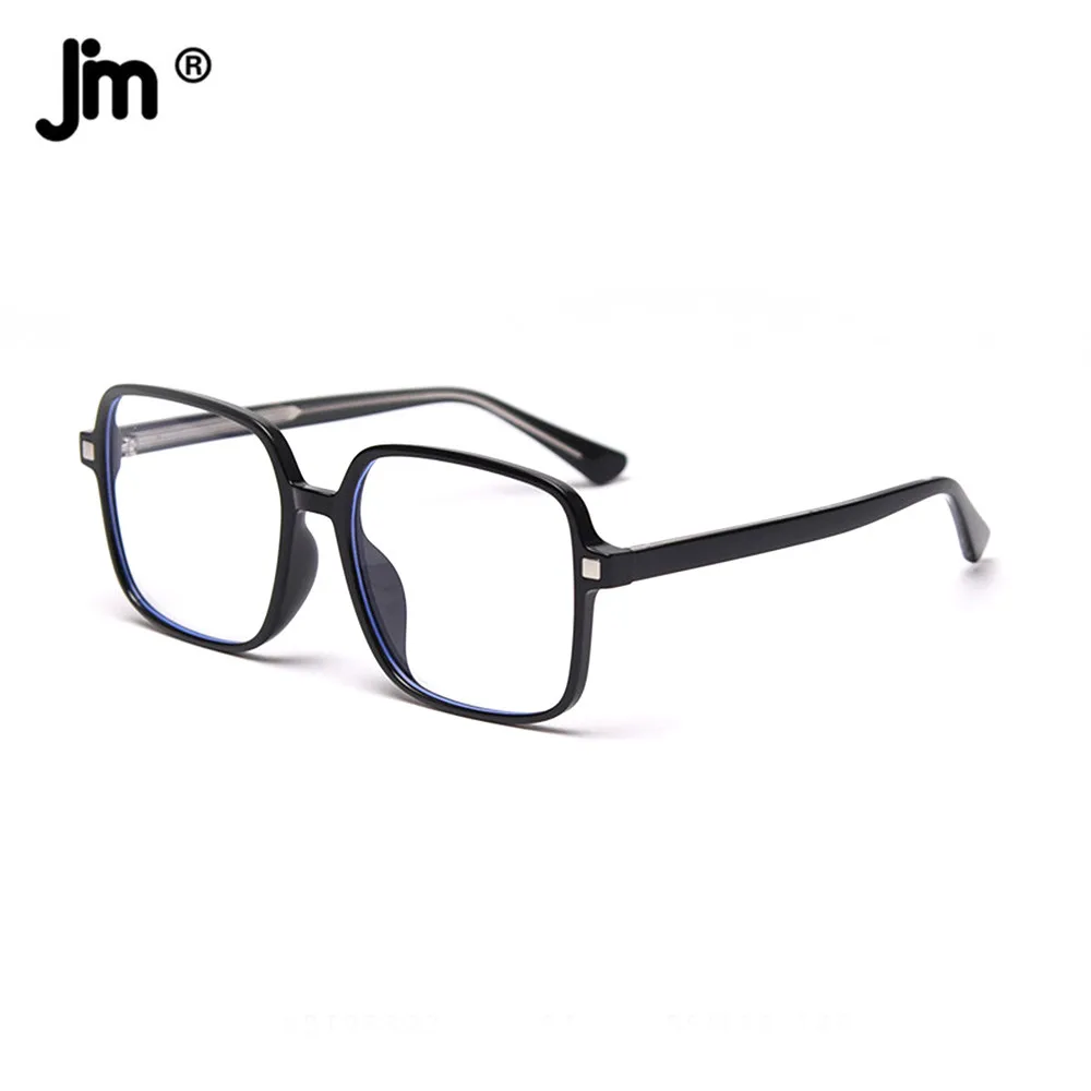 

Square Anti Blue Light Glasses Women Men Vintage Computer Clear Glasses Frame