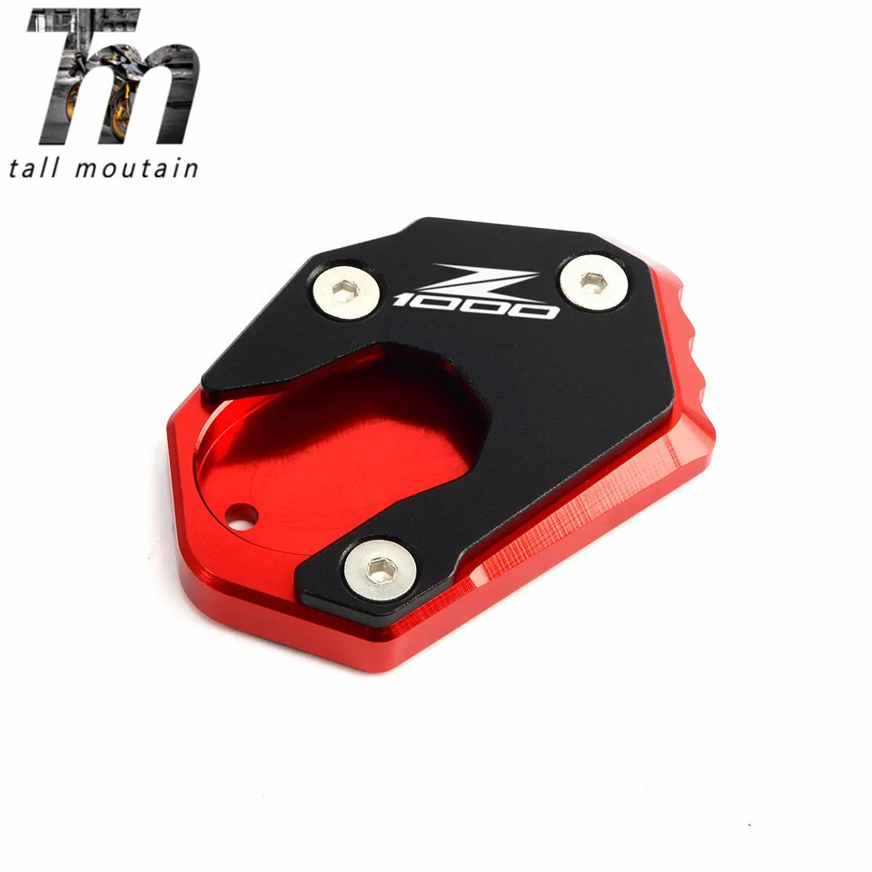 

High Quality CNC Aluminum Side Stand Enlarge Extension For Kawasaki Z1000 2010 2011 2012 2013 2014 2015 2016 2017 Z1000SX