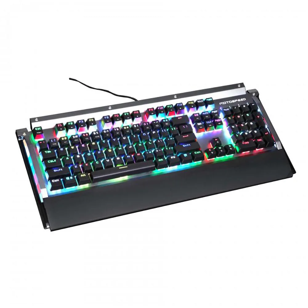 Motospeed CK98 Kailh BOX Switch 104 клавиши NKRO USB Проводная Механическая игровая клавиатура с RGB