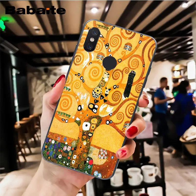 Babaite Kiss Gustav Klimt Ван Гог Звездная ночь звезда чехол для телефона для Xiaomi MiA1 A2 lite F1 Redmi 4X 5Plus S2 Note7 Redmi Note4