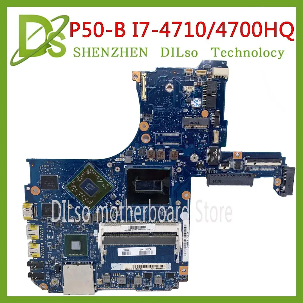 KEFU P50-B материнская плата для Toshiba P55T-B I7-4710HQ/I7-4700HQ CPU R9-M265X GPU H000075410 100% оригинальный
