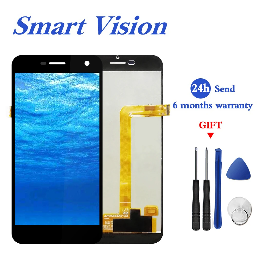 ЖК дисплей для Wileyfox Spark кодирующий преобразователь сенсорного экрана в сборе с