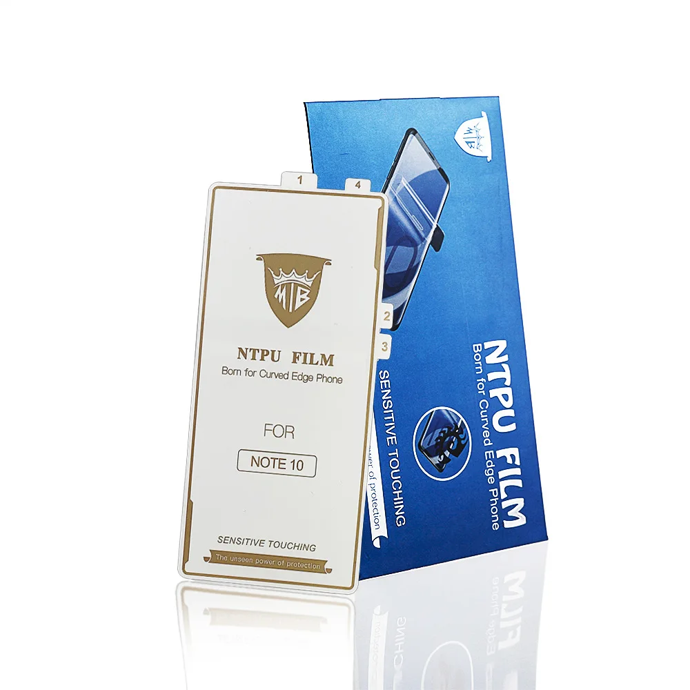 Защитный экран без стекла для Samsung Galaxy Note 10 Plus Защитная Гидрогелевая пленка S20 Note10