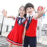 korean school uniform british wind school uniforms uniforms suit childrens class service summer performance clothing