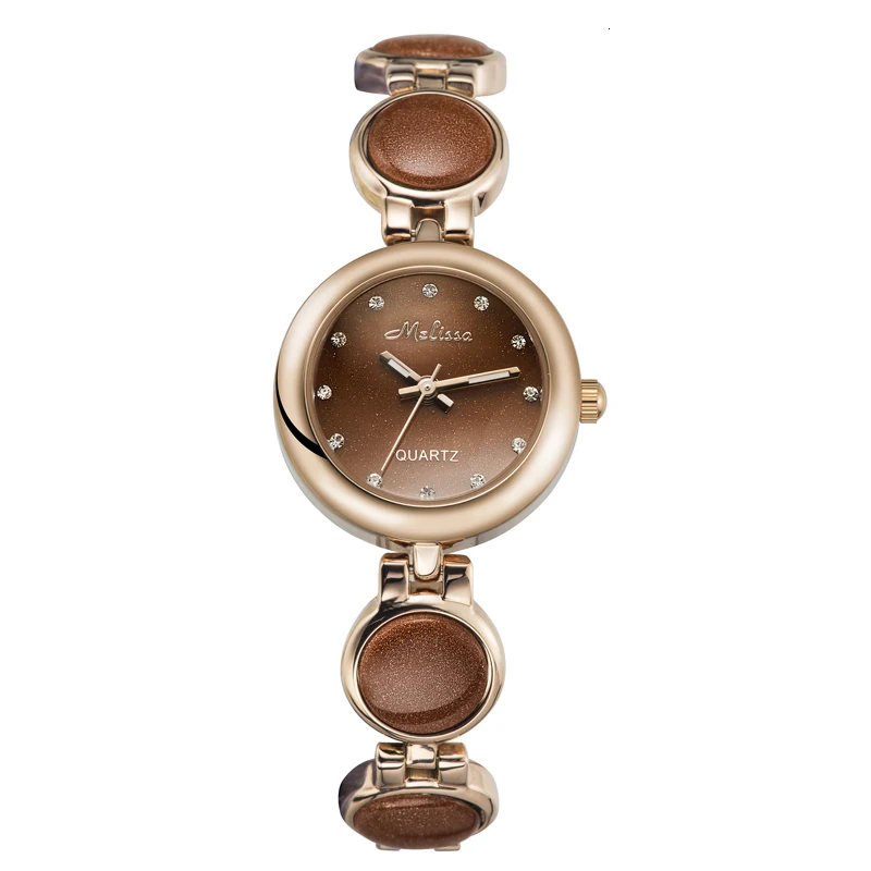 Швейцарские женские часы Melissa Роскошные Кварцевые водонепроницаемые модные с