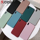 Телефонные чехлы KJOEW карамельных цветов для iphone 11 Pro Max XR X XS Max 6 6S 7 8 Plus, милый простой однотонный Мягкий силиконовый чехол