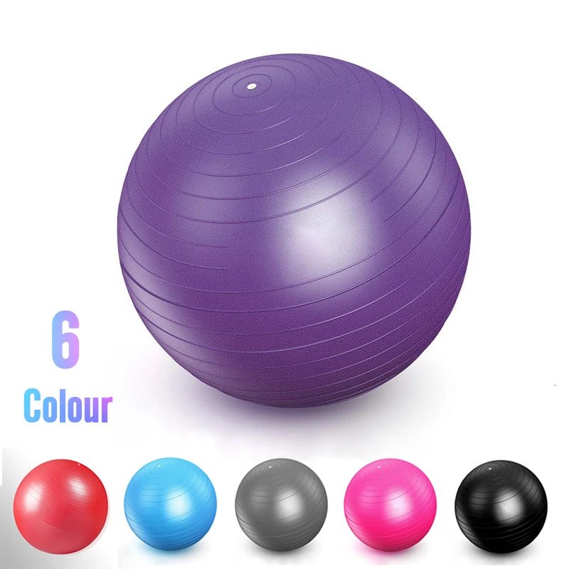 

55-75cm Thickening Pilates Yoga Balls For Women Bola Pilates Fitness Gym Balance Fitball Exercise Workout Stability Swiss Ball
