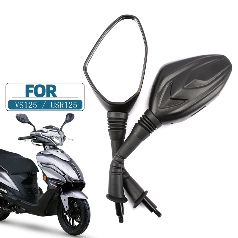 

8mm 10mm Electric Motorcycle Rearview Mirrors,For SUZUKI Haojue VS125E USR125 HJ125T-21-22A ,Rear View Mirrors Back Side