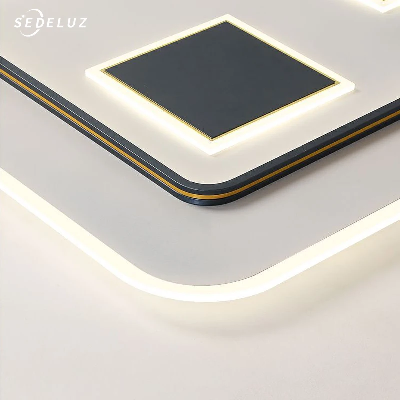 Светодиодная потолочная лампа Круглый/квадратный светильник для гостиной