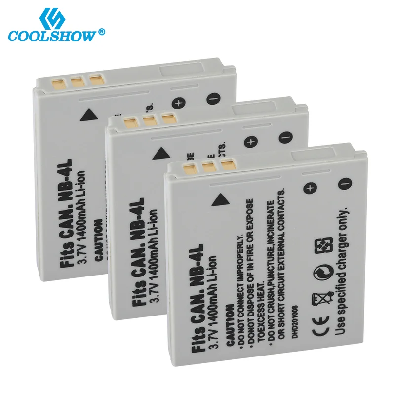 Аккумулятор NB-4L NB4L для Canon IXUS 30 40 50 55 60 65 80 100 I20 110 115 120 130 IS 117 220 225 230 255 мА · ч |