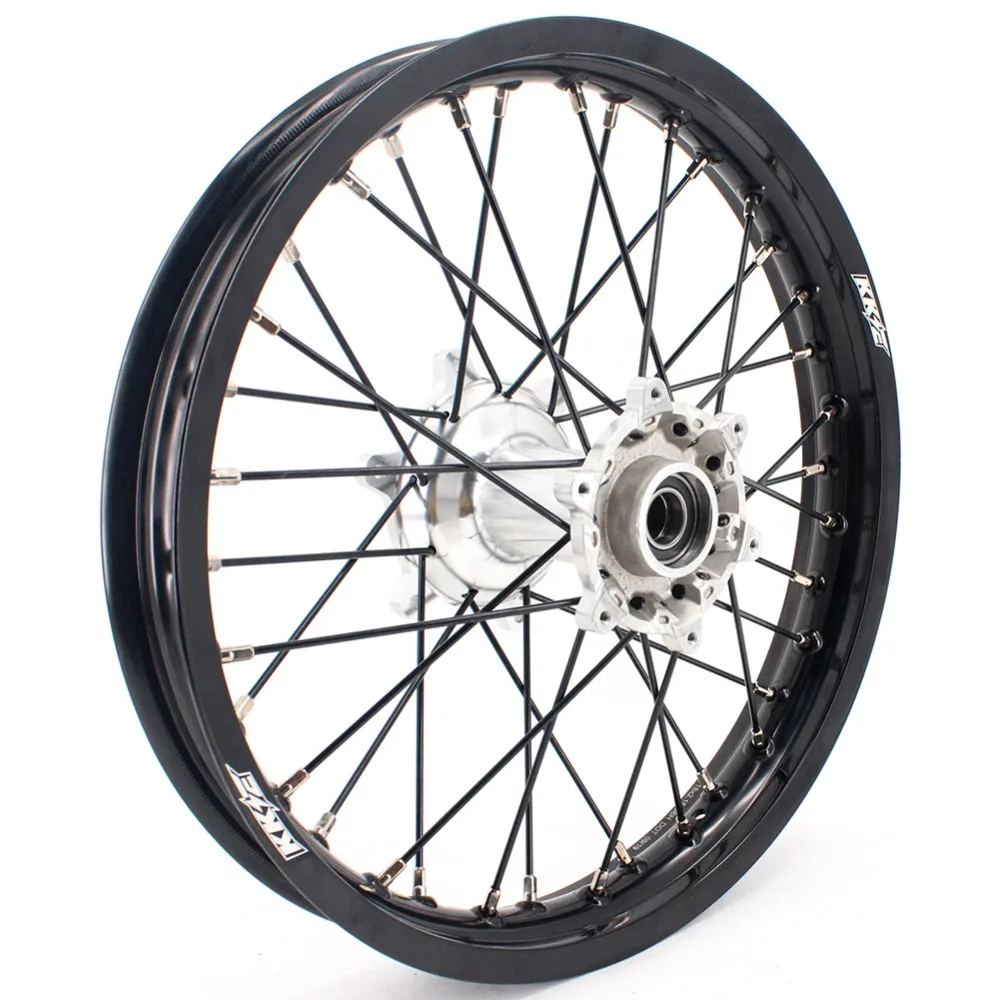 21/18 эндуро литья колесные диски комплект для KTM EXC EXC-F 125 150 200 250 300 350 450 500 2003- черный говорил