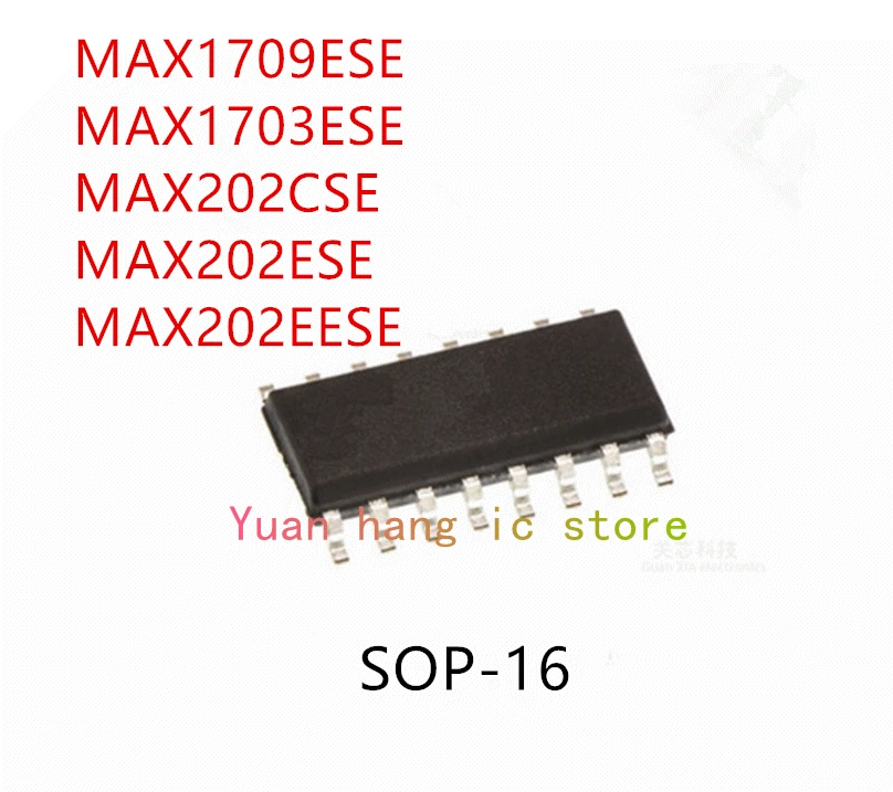 10 шт. MAX1709ESE MAX1703ESE MAX202CSE MAX202ESE MAX202EESE MAX202ECSE MAX232CSE MAX232ECSE MAX232ACSE MAX232ESE MAX232EESE IC