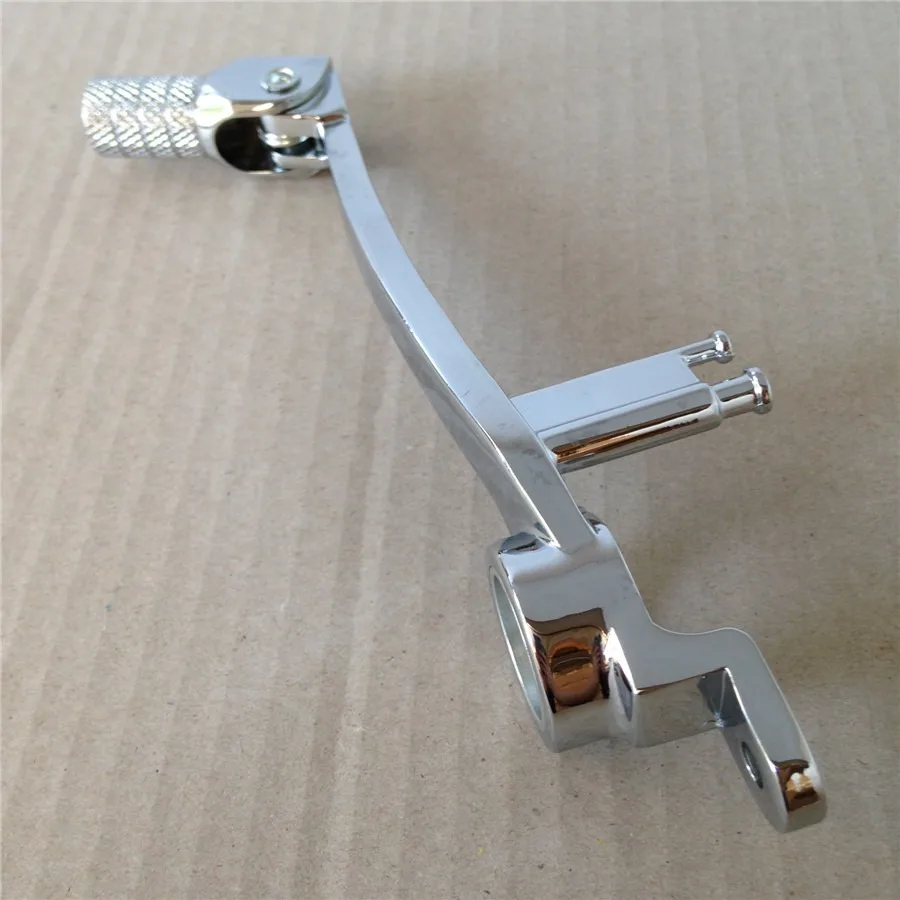 Aftermarket free shipping motorcycle parts Motorcycle Chrome Foldable Rear Brake Pedal Foot Lever For 2006-2014 Suzuki GSXR 600 |