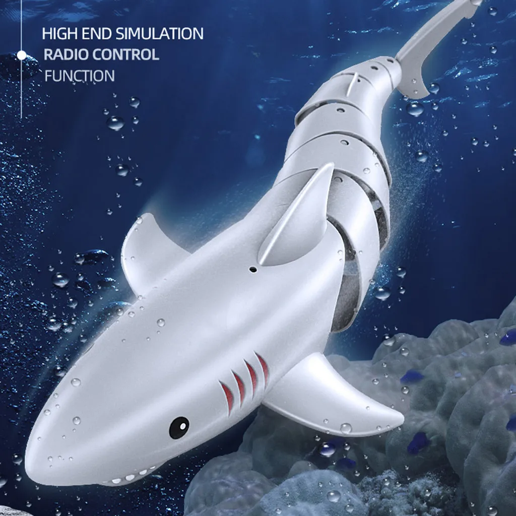 Новая модель акулы 2 4G RC игрушки лодка Акула с дистанционным управлением