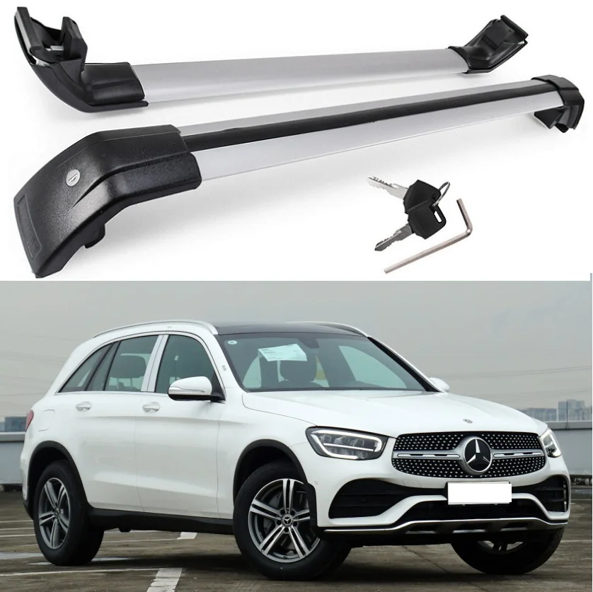 Запираемый багажник для Mercedes benz GLC250 GLC300 GLC class 2016 2020 на крышу рейка поперечная