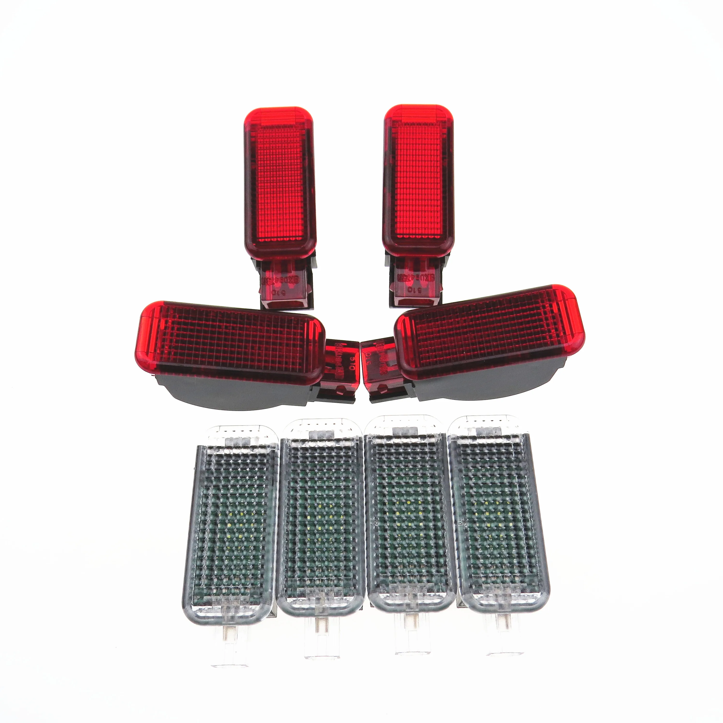 

SCJYRXS 3AD947409 3AD 947 409 8KD947411 Fit for Q3 Q5 A4 S4 A5 A6 LED Interior Footwell Lights + Red Warning Light