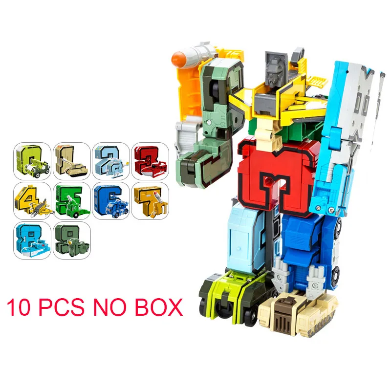 10pcs NO BOX 15 в 1 развивающие сборные строительные блоки GUDI фигурка Трансформация Роботы количество Деформация игрушки для детей - Цвет: 10pcs NO BOX