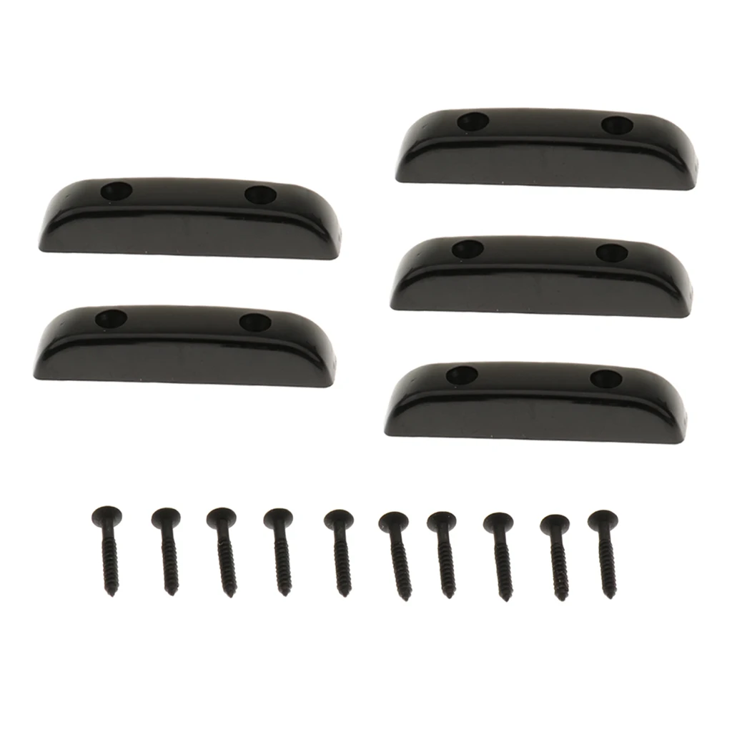 

5 Pcs Of Set Plastic Bass Thumbrest Thumb Rest With Screws For Bass Parts