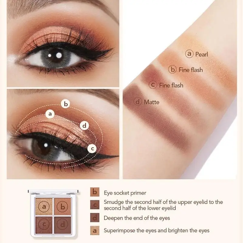 

Portable Jelly Makeup Eyeshadow Palette Matte Eye Shadow Beauty Shadows Sombra To Easy Apply Up Ojos Cosmetics De Pallete M R3S8