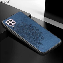 For Huawei Nova 7i Case Cover Luxury TPU Bumper Frame Cloth Hard Back Cover For Huawei Nova 7i Phone Case For Huawei Nova 7i