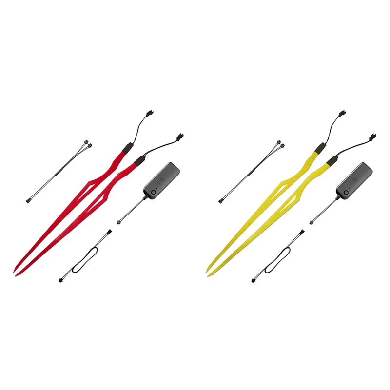 

Водонепроницаемый мотоциклетный шлем, прочная Светодиодная лента «сделай сам» с крассветильник желтым светильник Том, 2 комплекта