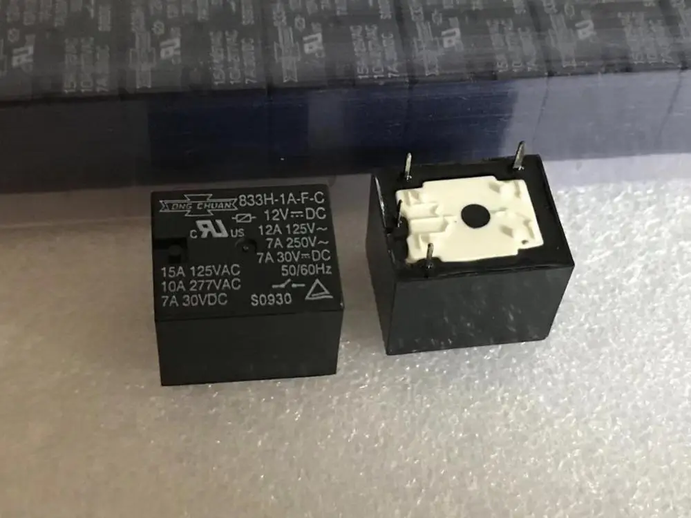 Новинка 833H-1A-F-C 12VDC реле питания 15A 125VAC 5 контактов | Строительство и ремонт