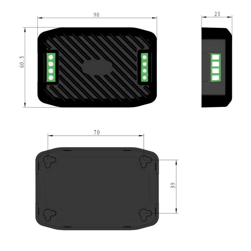 Новейшая модель Переменного тока Мощность энергии метр 220V 100A RS485 Modbus