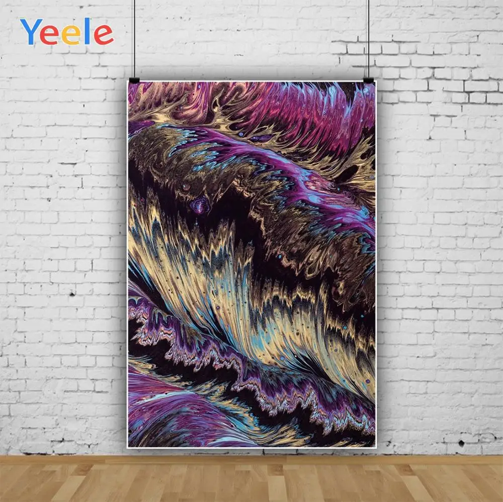 Yeele красочный крутой узор Детские вечерние украшения стены фотографии фоны