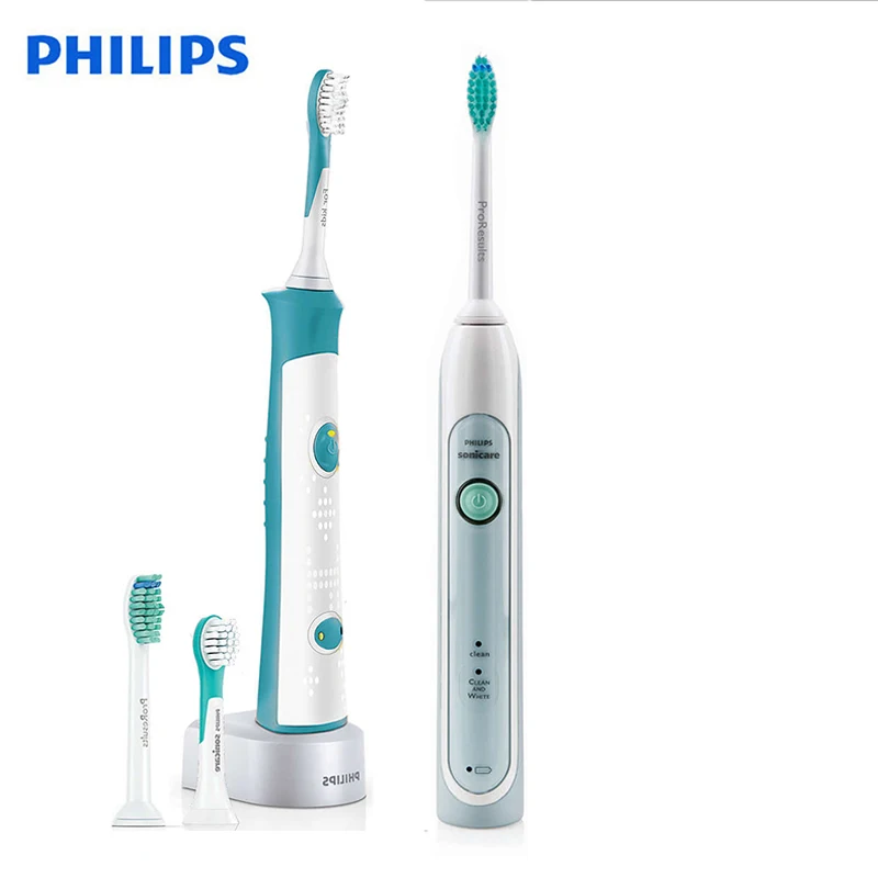 Philips Sonicare HX6314 электрические зубные щетки водонепроницаемые аккумуляторные с зарядной базой звуковые зубные щетки для детей и взрослых