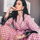 Новый магазин Richkeda 2021 Женская куртка для женщин модный костюм куртка с принтом бахромой