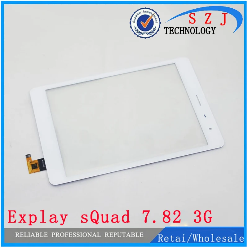 Новый планшет Explay sQuad 7.82 3G с сенсорным экраном 7,85 дюйма, стекло дигитайзера сенсора, черный и белый, бесплатная доставка.