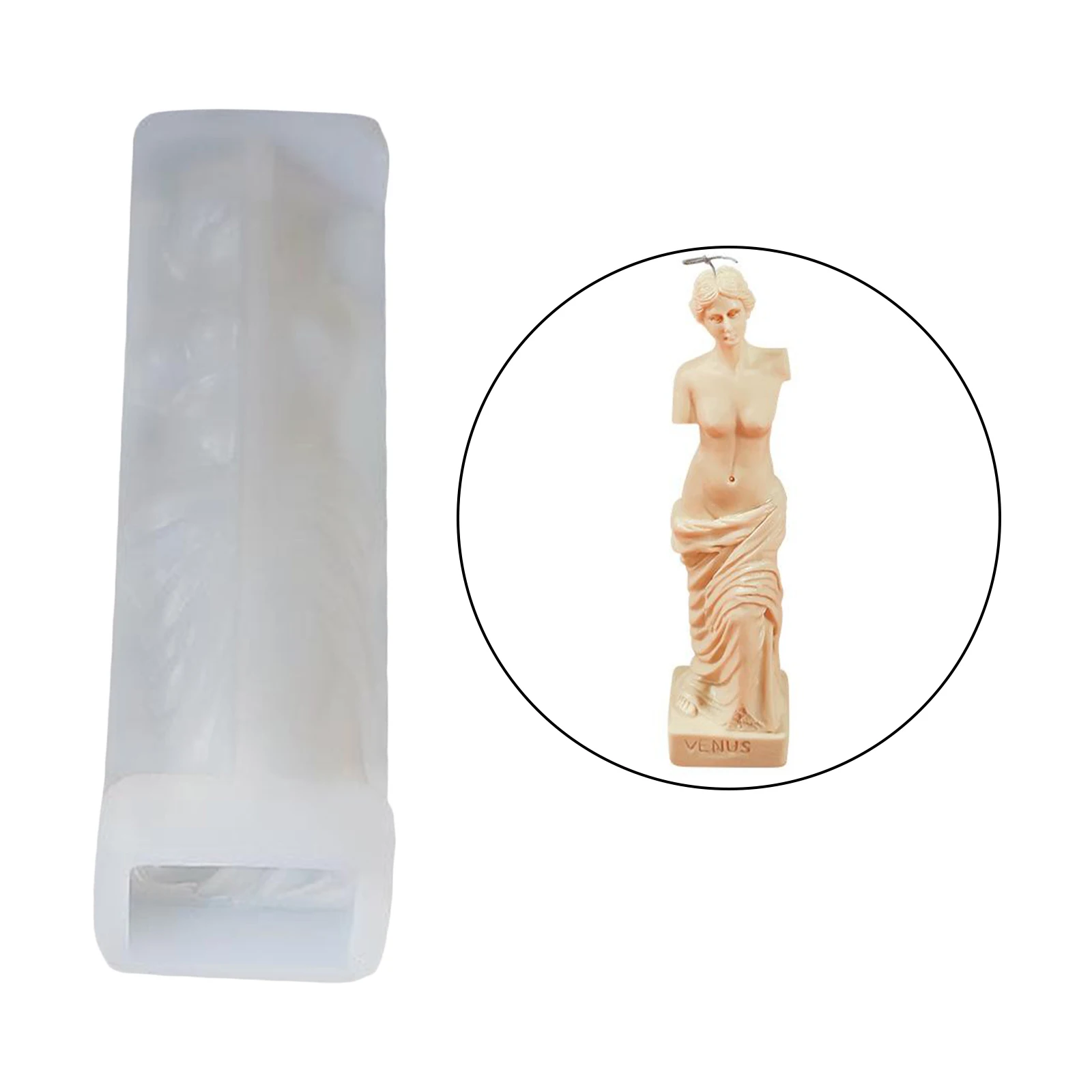 

Goddess Silicone Candle Mold Resin Jewelry Fondant Cake Mold Tools
