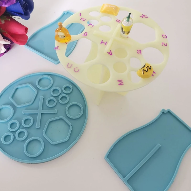 

3 Pcs/Set Coaster Epoxy Resin Mold Tea Cup Mat Mug Pad Silicone Mould DIY Crafts Home Decortaion Casting Tool