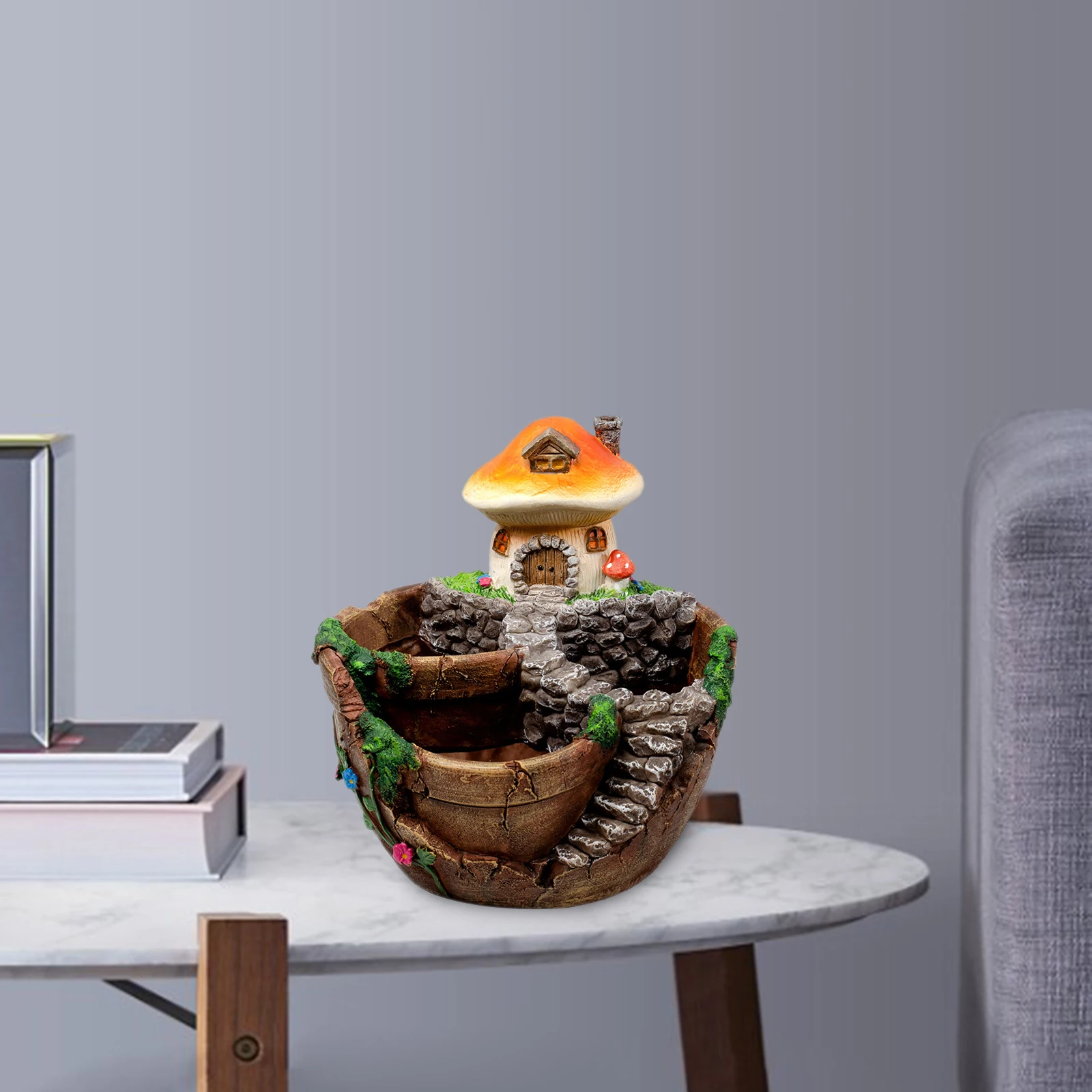 Креативный цветочный горшок суккуленты садовый полимерный контейнер домашняя