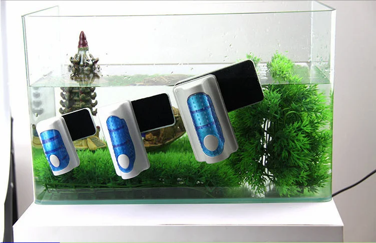 Плавающая Магнитная щетка 1 шт. скребок для аквариума стеклянных водорослей