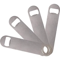 2040pcs heavy duty stainless steel flat bottle opener solid and durable beer openers 5 inches