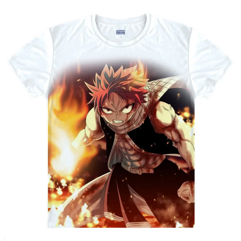 Футболка с рисунком Феи хвоста насу драгнееля серые футболки для косплея эрзы