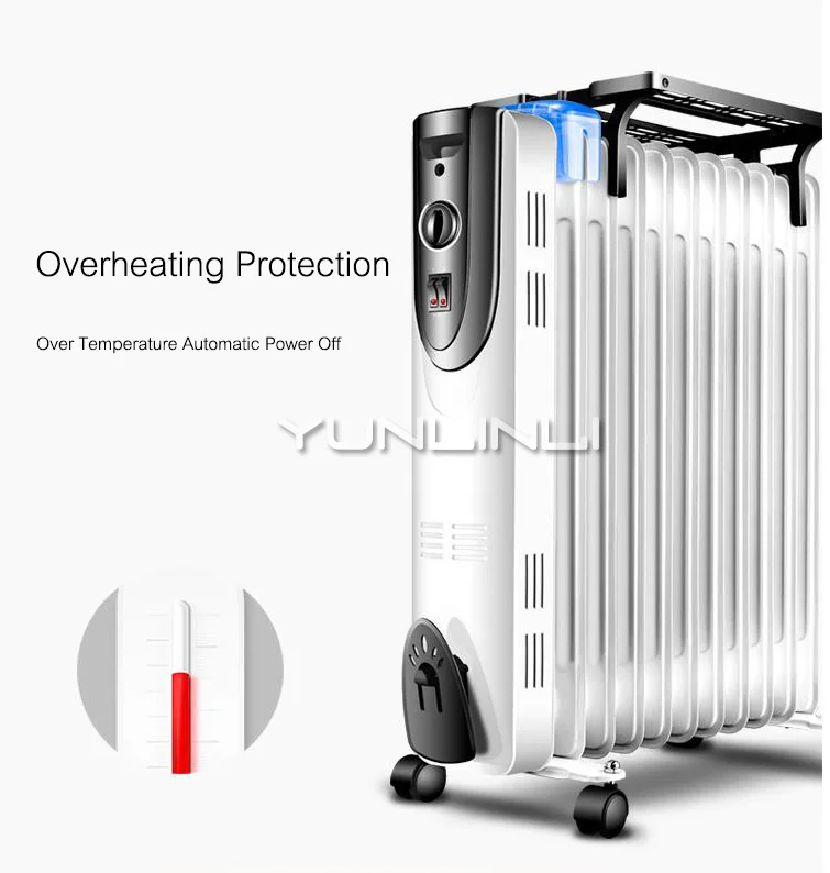 Бытовой масляный обогреватель Энергосберегающий электрический 220В бытовой