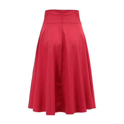 Новая женская юбка с высокой талией 2024, летняя Модная стильная плиссированная Женская трапециевидная Расклешенная юбка, плиссированная облегающая юбка для женщин